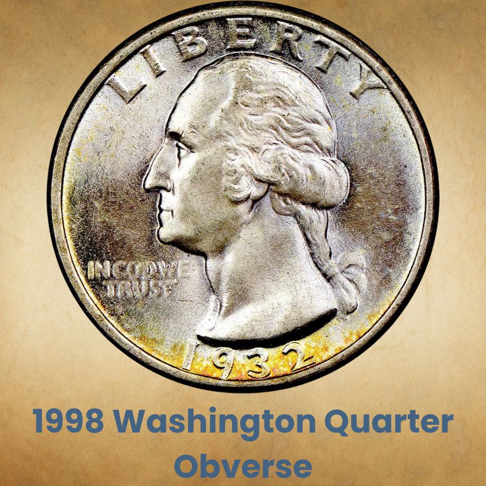 1998 Washington Quarter Obverse