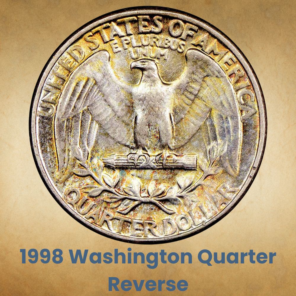 1998 Washington Quarter Reverse