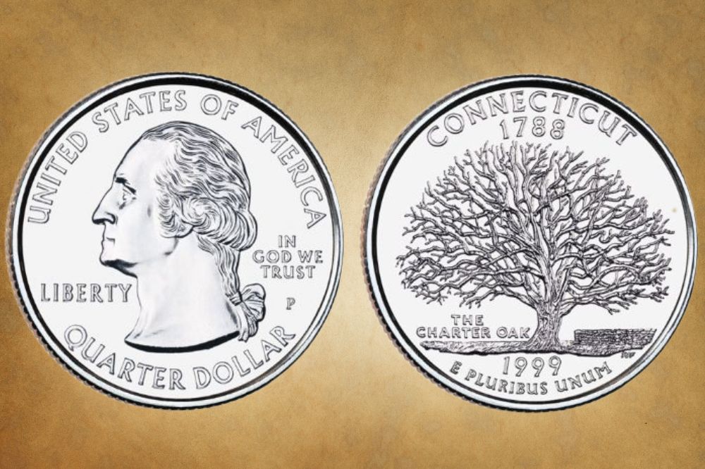 1999 Connecticut Quarter Value (Rare Errors, “P”, “D” & “S” Mint Mark)