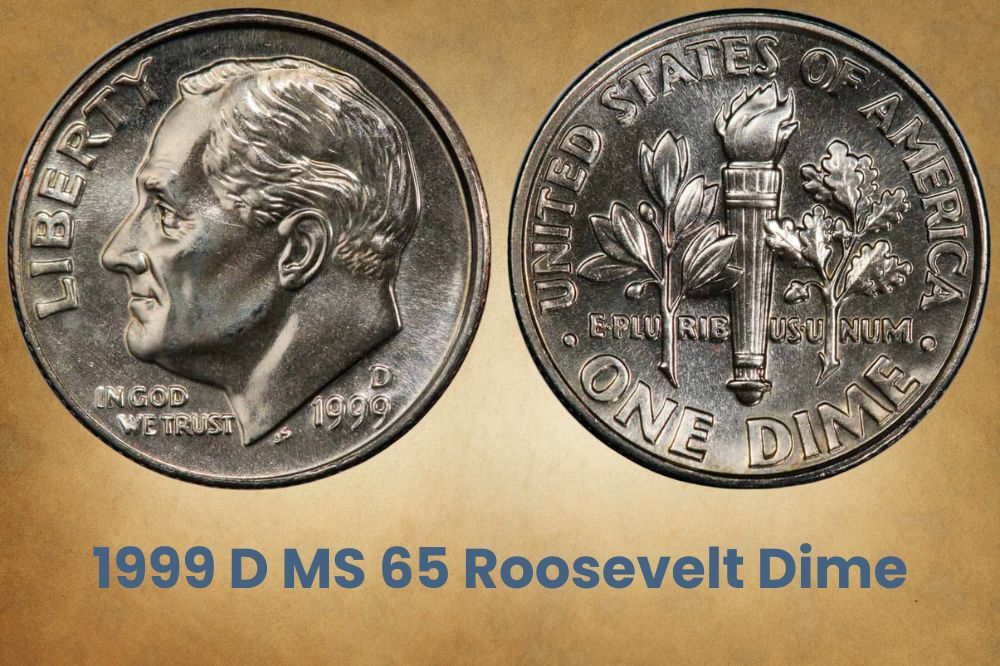 1999 D MS 65 Roosevelt Dime