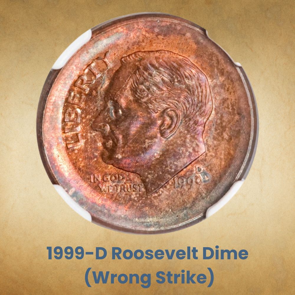 1999-D Roosevelt Dime (Wrong Strike)