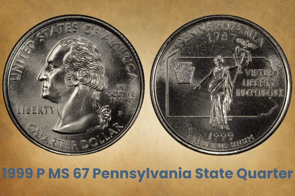 1999 P MS 67 Pennsylvania State Quarter