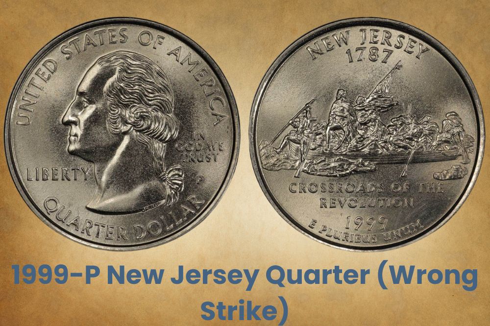 1999-P New Jersey Quarter (Wrong Strike)