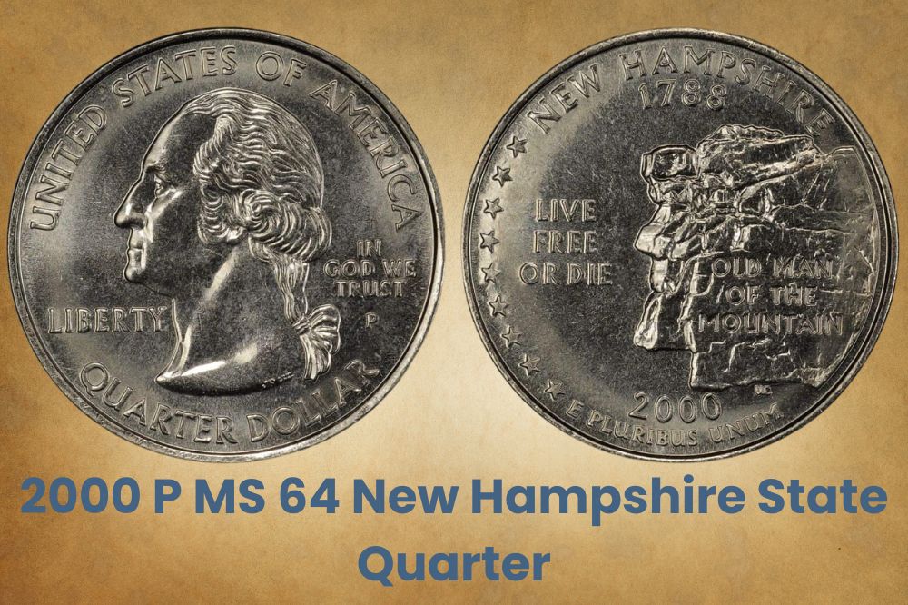 2000 P MS 64 New Hampshire State Quarter