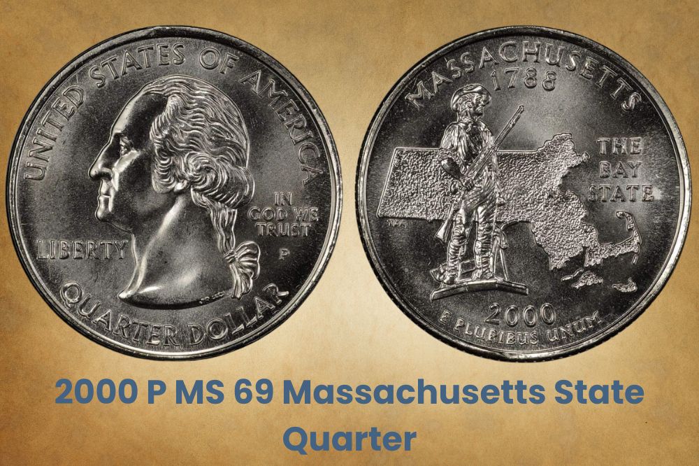 2000 P MS 69 Massachusetts State Quarter
