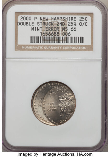 2000-P Quarter Double Strike Off-Centre