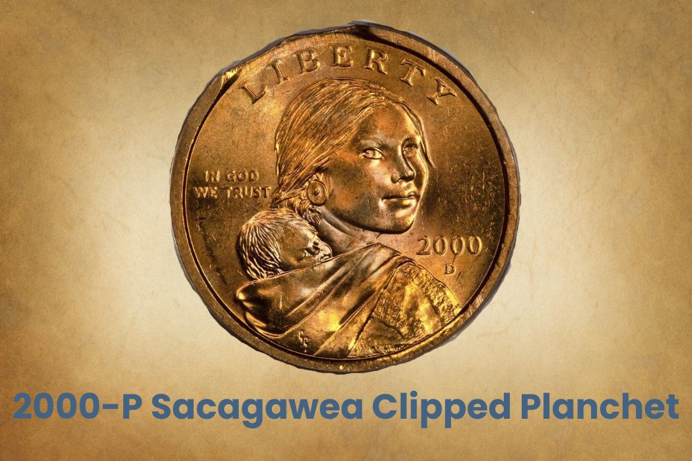 2000-P Sacagawea Clipped Planchet