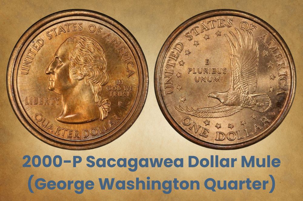 2000-P Sacagawea Dollar Mule (George Washington Quarter)
