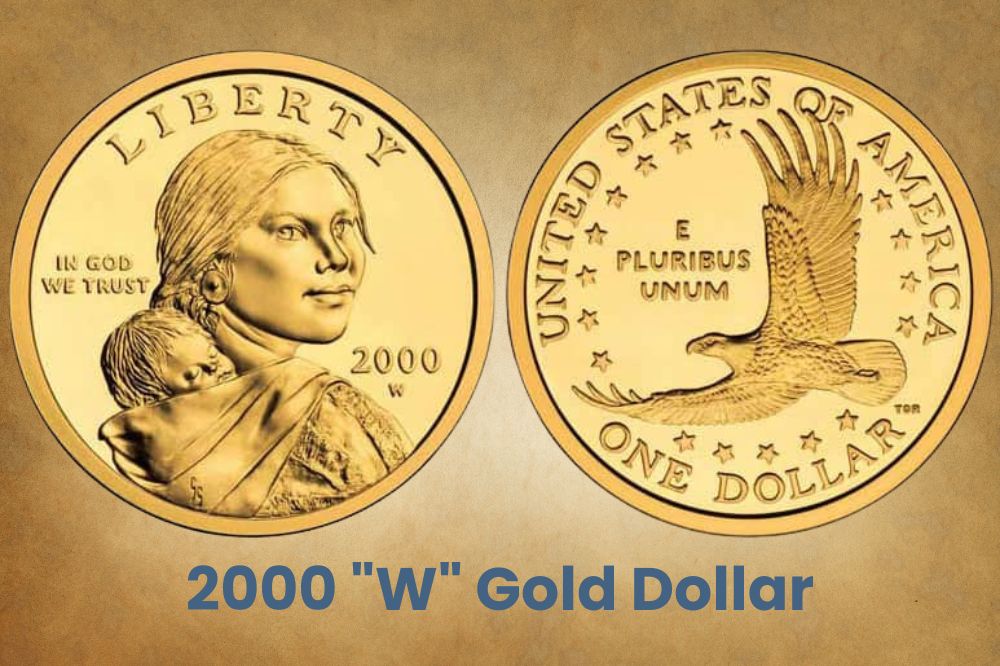 2000 "W" Gold Dollar