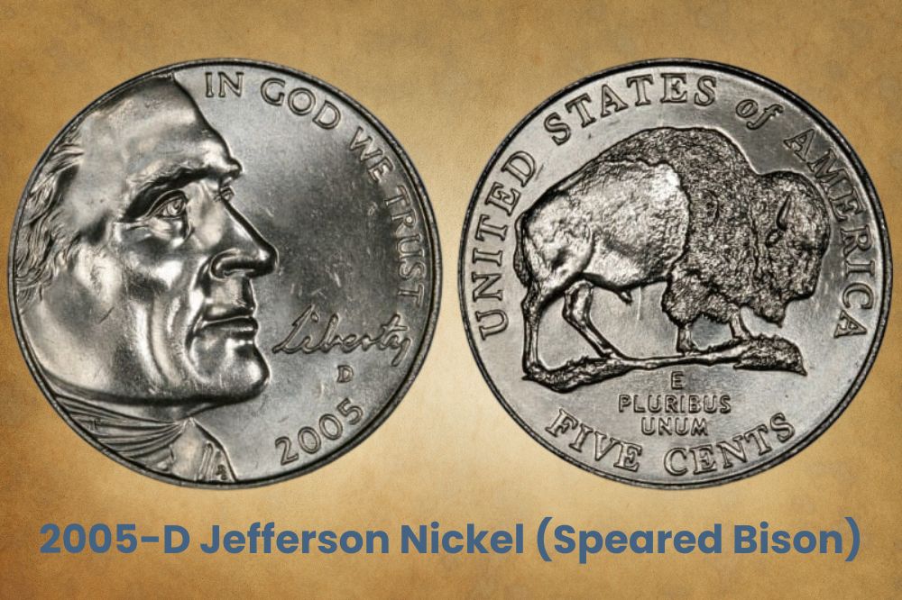 2005-D Jefferson Nickel (Speared Bison)