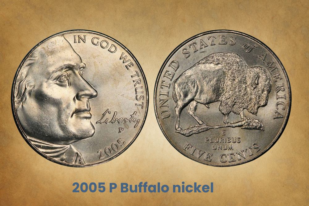 2005 P Buffalo nickel