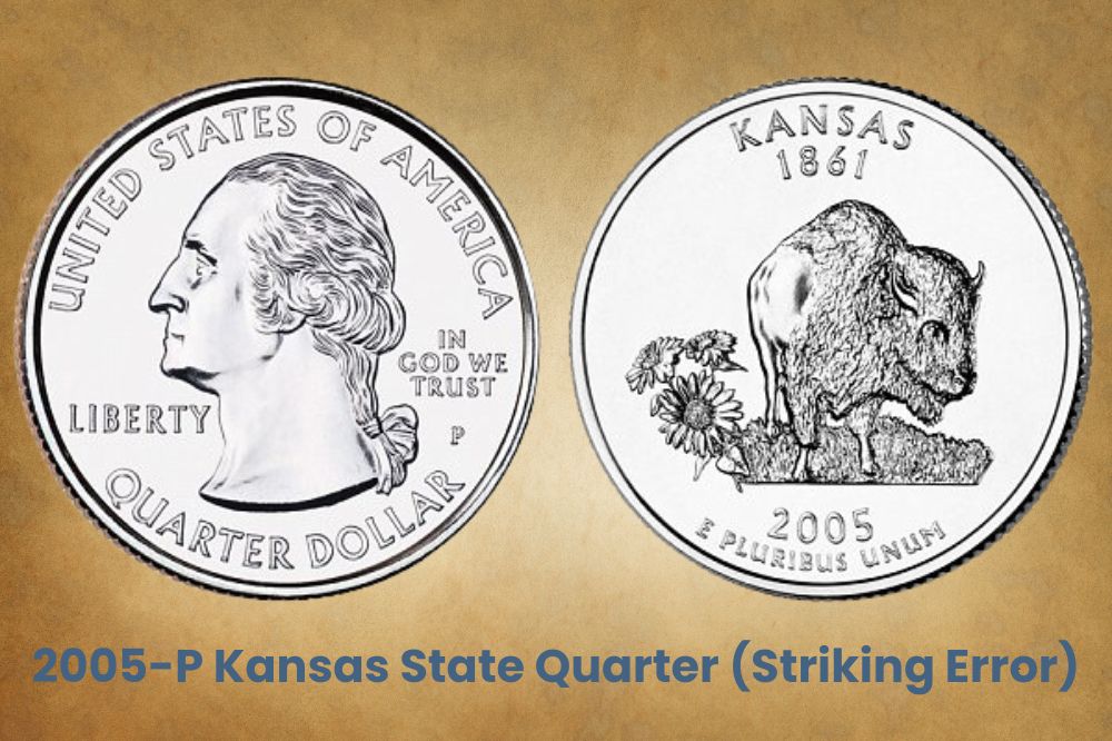2005-P Kansas State Quarter (Striking Error)