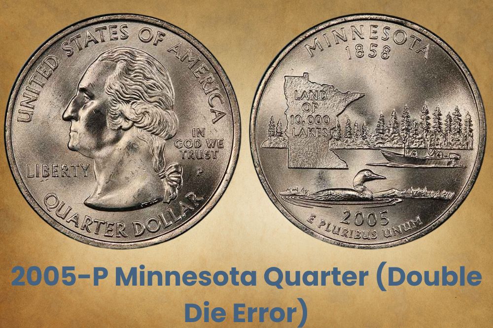 2005-P Minnesota Quarter (Double Die Error)