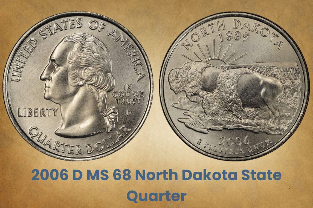 2006 D MS 68 North Dakota State Quarter