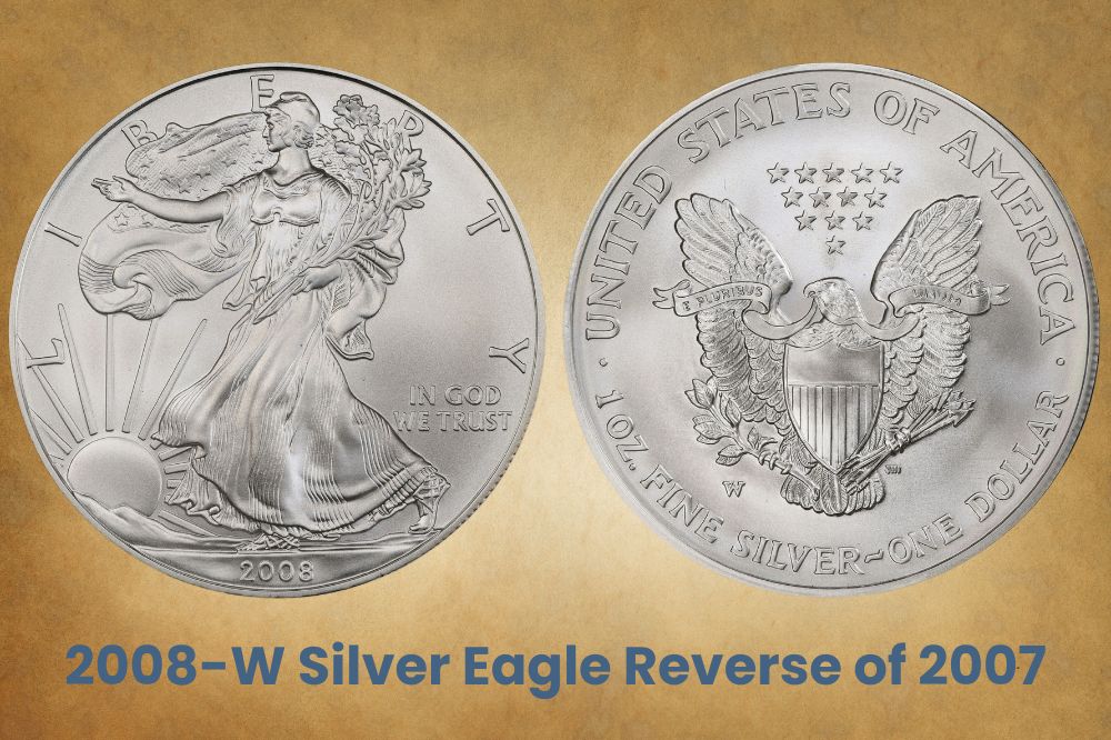 2008-W Silver Eagle Reverse of 2007