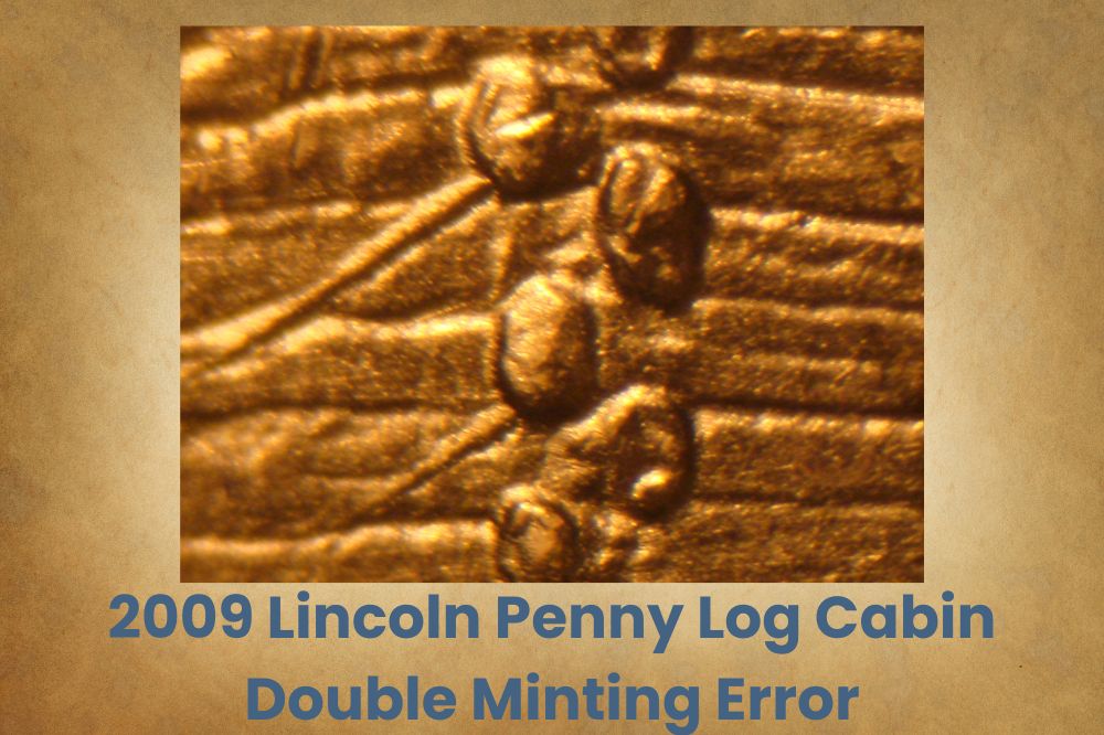 2009 Lincoln Penny Log Cabin Double Minting Error