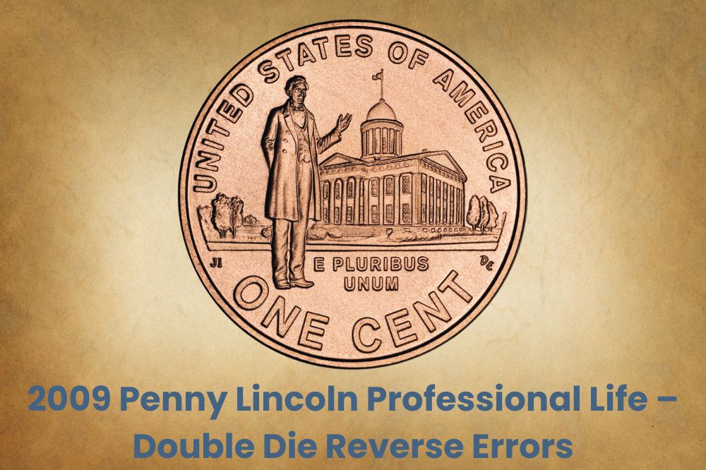 2009 Penny Lincoln Professional Life – Double Die Reverse Errors