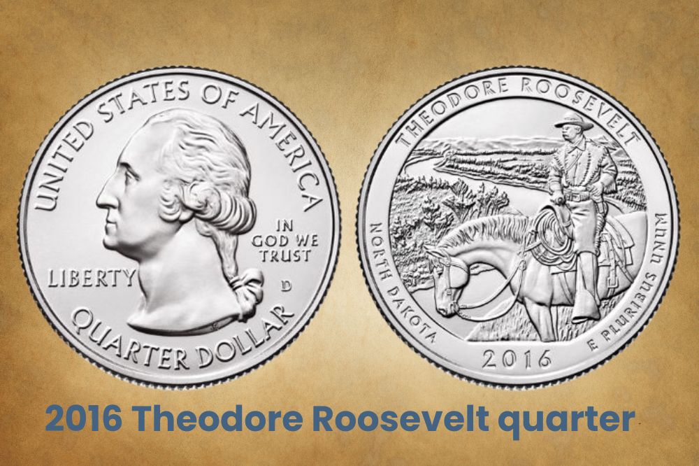 2016 Theodore Roosevelt quarter Value