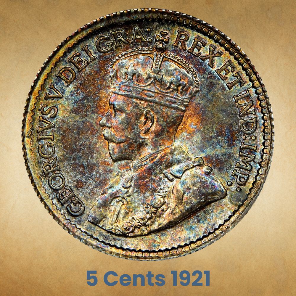 5 Cents 1921