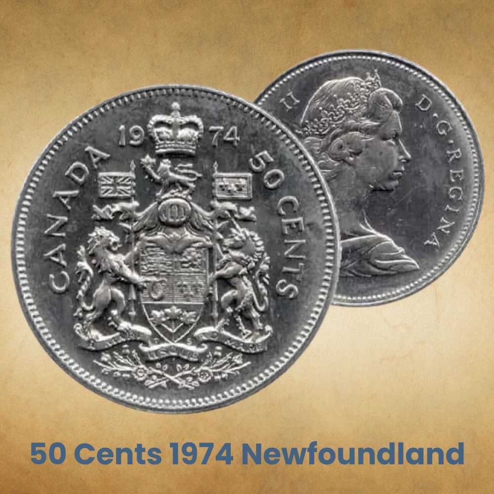 50 Cents 1974 Newfoundland