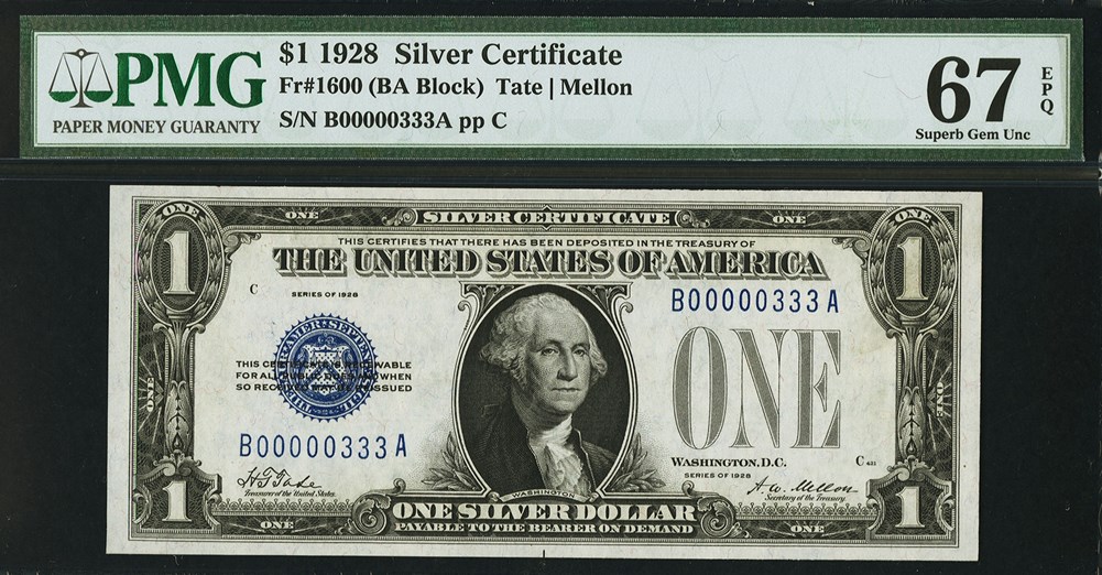 Grading Silver Certificate Dollar Bills