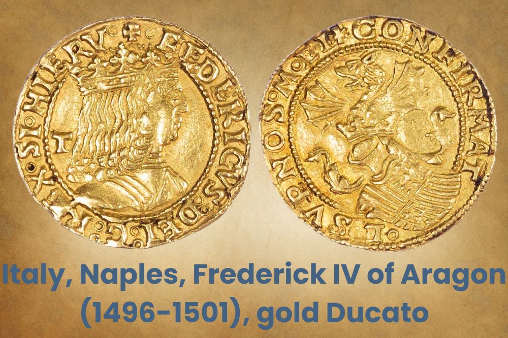 Italy, Naples, Frederick IV of Aragon (1496-1501), gold Ducato