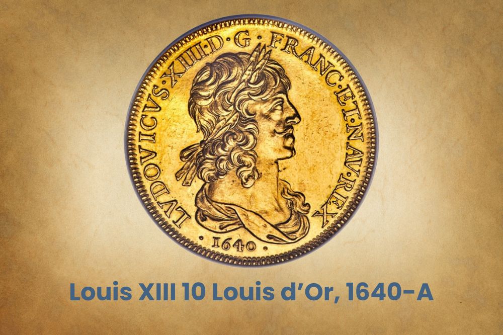 Louis XIII 10 Louis d’Or, 1640-A