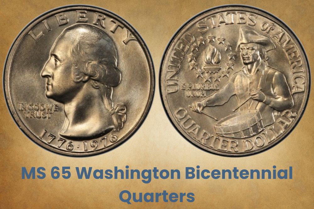 MS 65 Washington Bicentennial Quarters