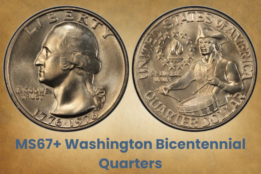 MS67+ Washington Bicentennial Quarters