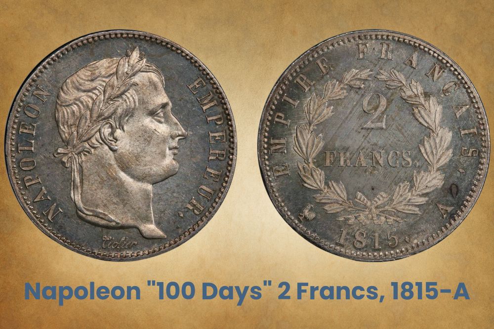 Napoleon "100 Days" 2 Francs, 1815-A