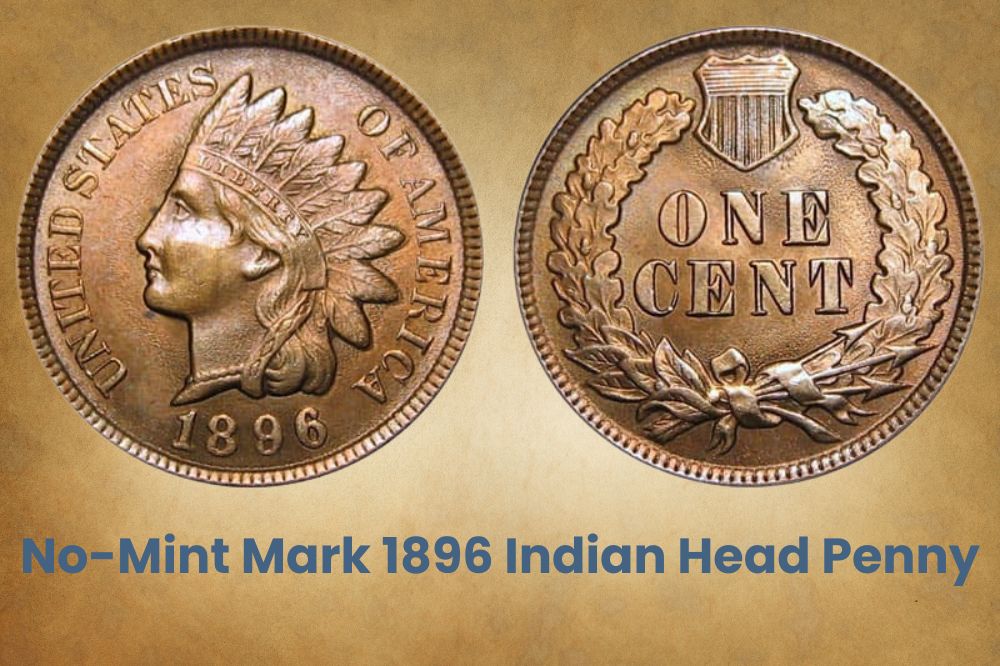 No-Mint Mark 1896 Indian Head Penny