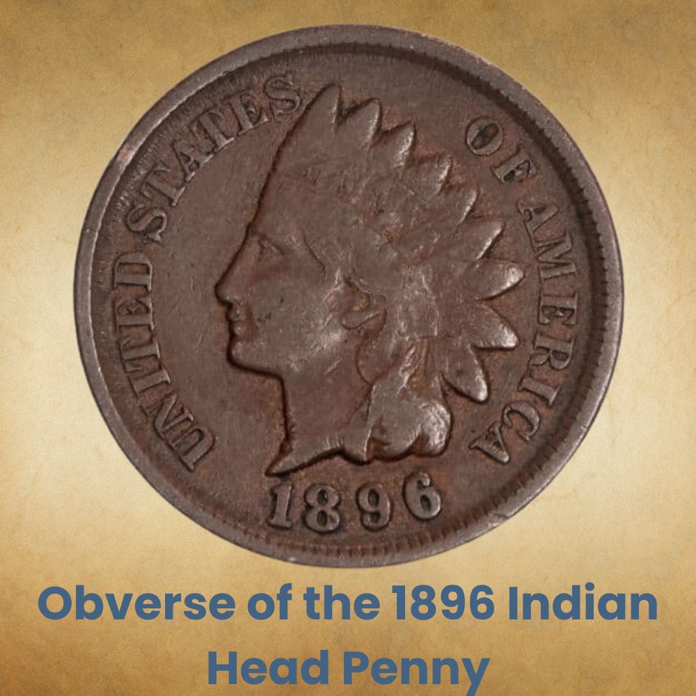 Obverse of the 1896 Indian Head Penny