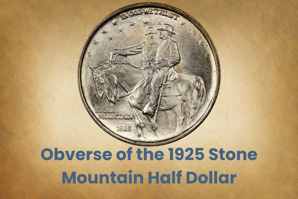Obverse of the 1925 Stone Mountain Half Dollar