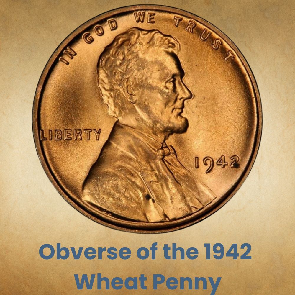 Obverse of the 1942 Wheat Penny