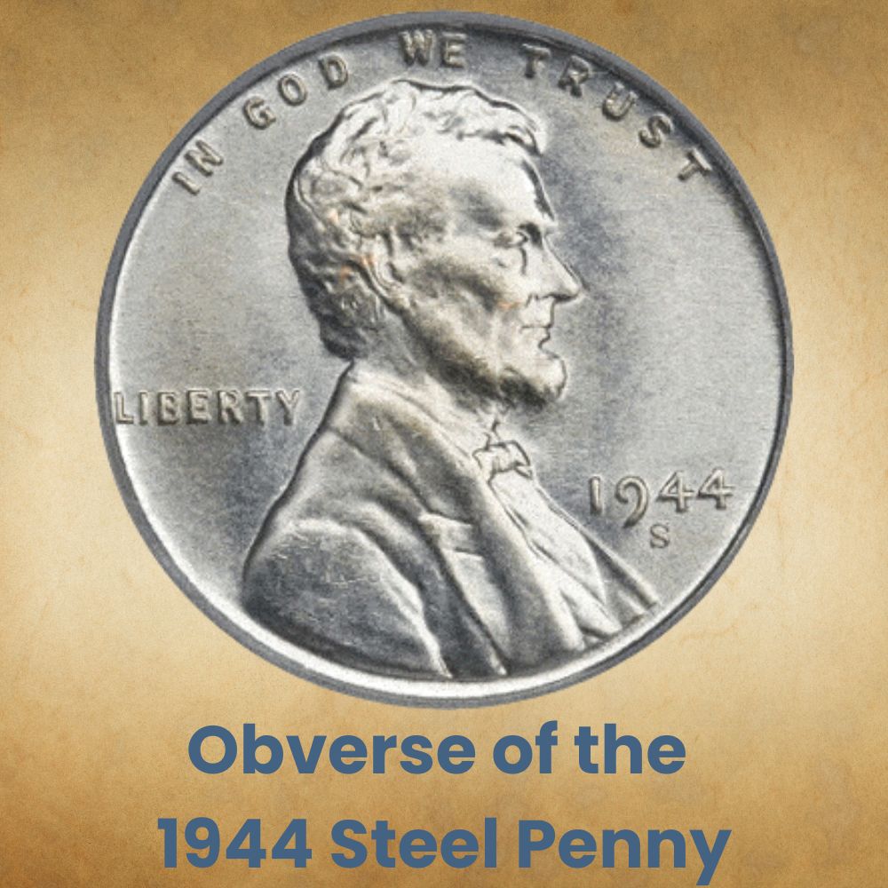 Obverse of the 1944 Steel Penny