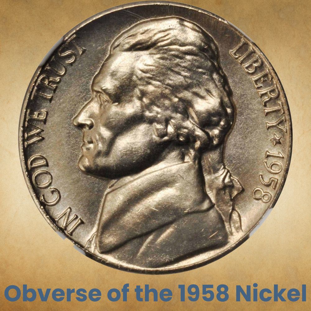 Obverse of the 1958 Nickel