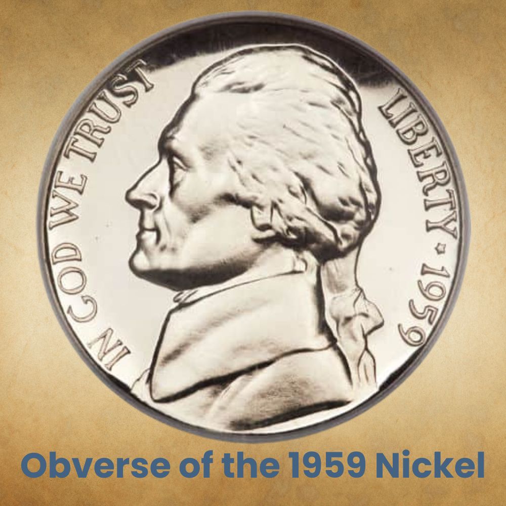 Obverse of the 1959 Nickel