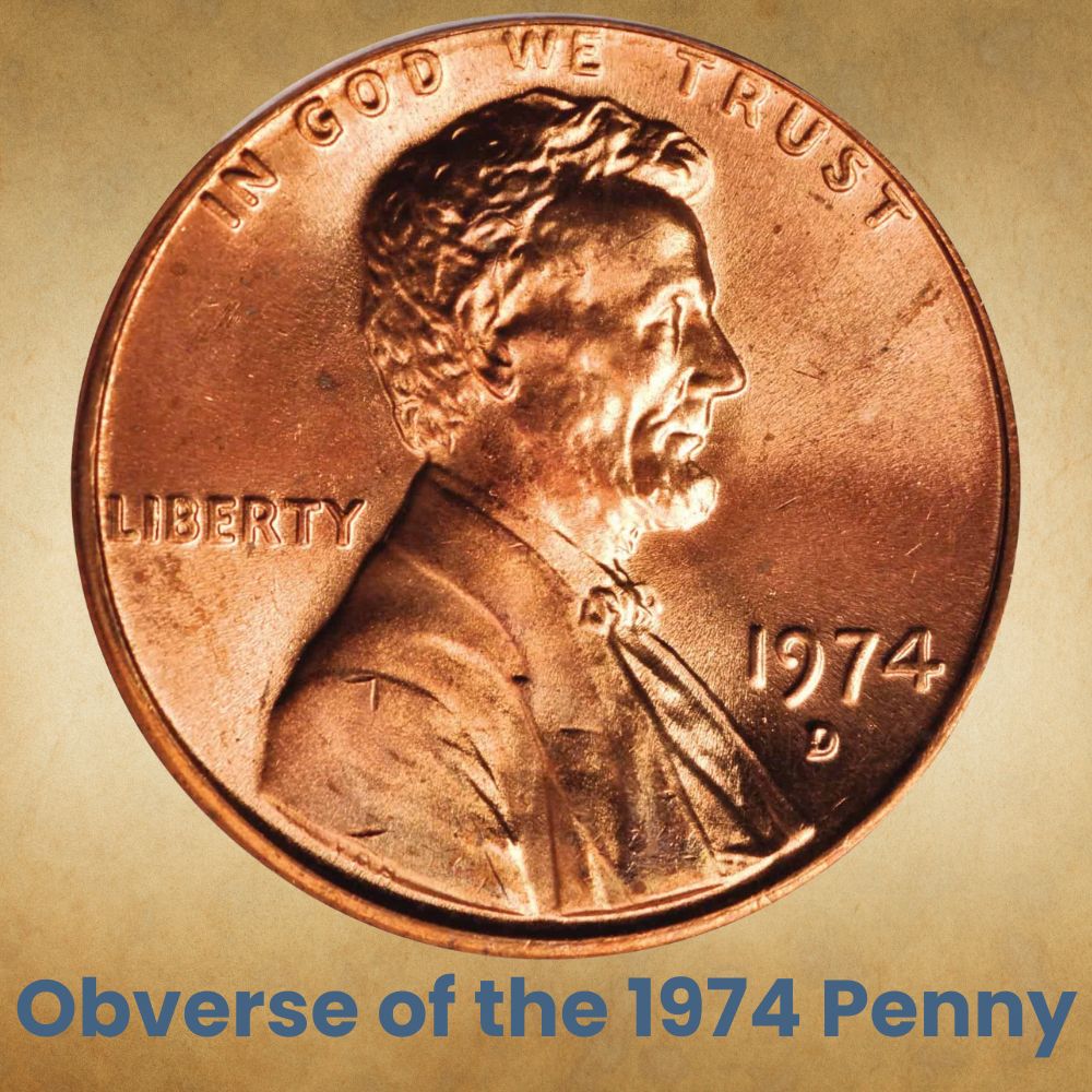 Obverse of the 1974 Penny