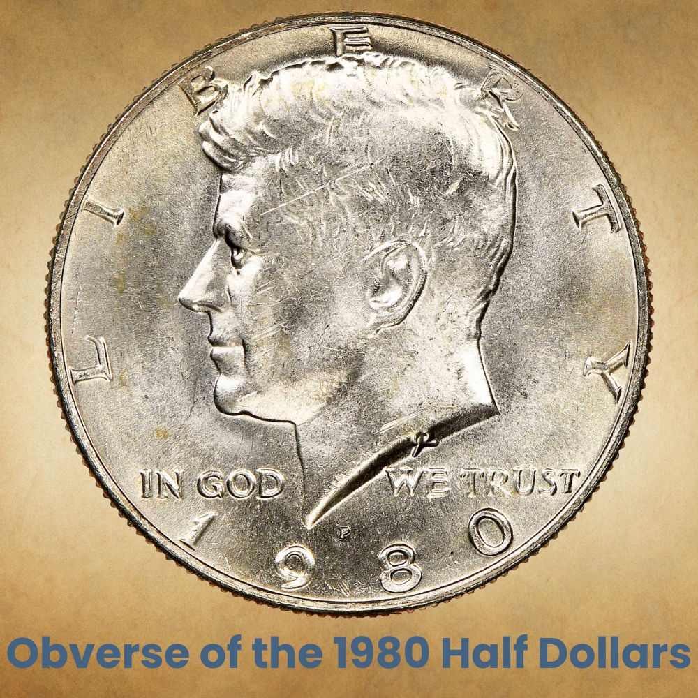 Obverse of the 1980 Half Dollars