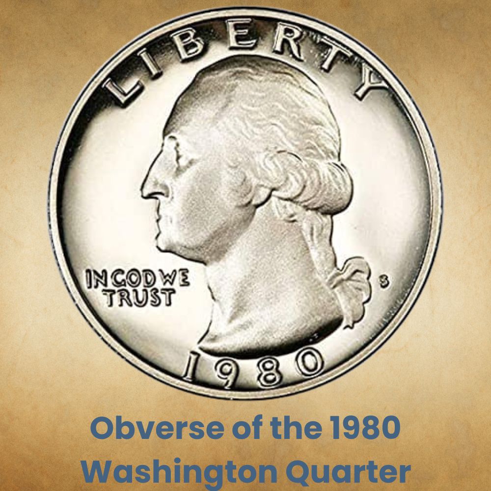 Obverse of the 1980 Washington Quarter