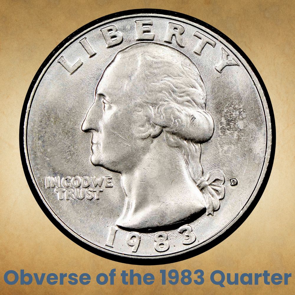Obverse of the 1983 Quarter