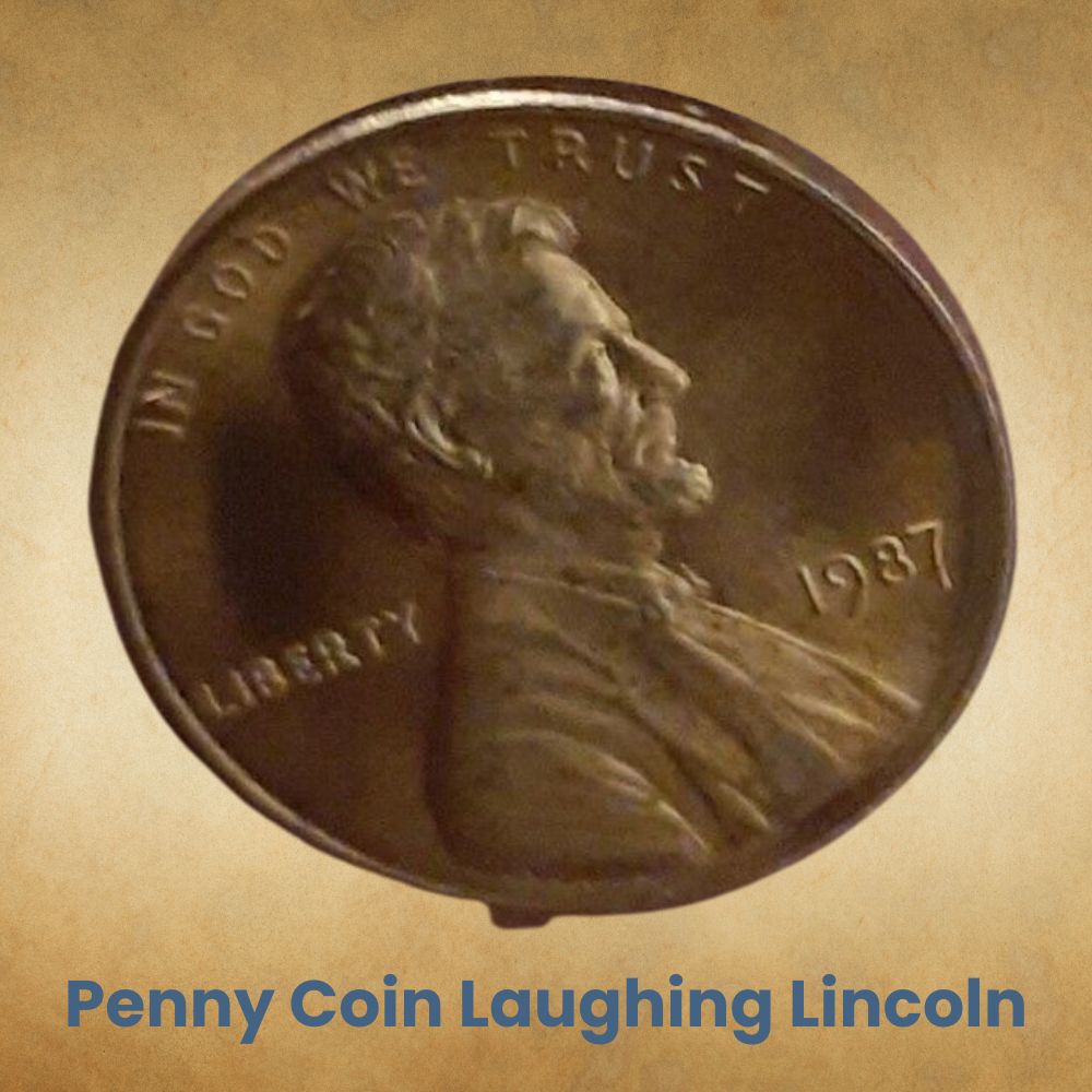 Penny Coin Laughing Lincoln