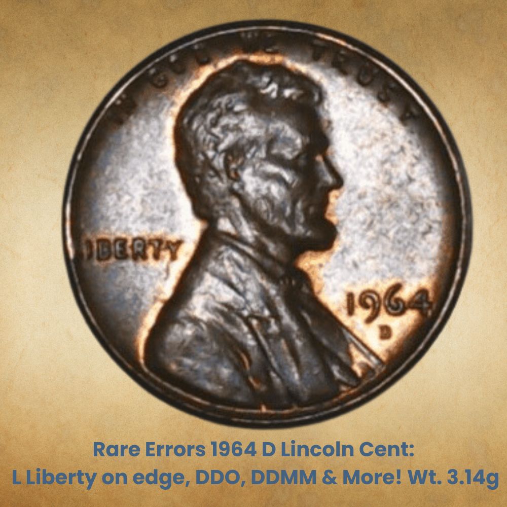 Rare Errors 1964 D Lincoln Cent