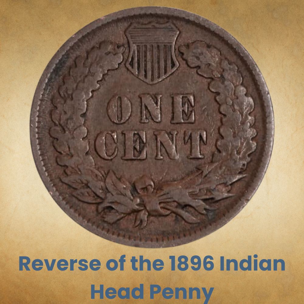 Reverse of the 1896 Indian Head Penny