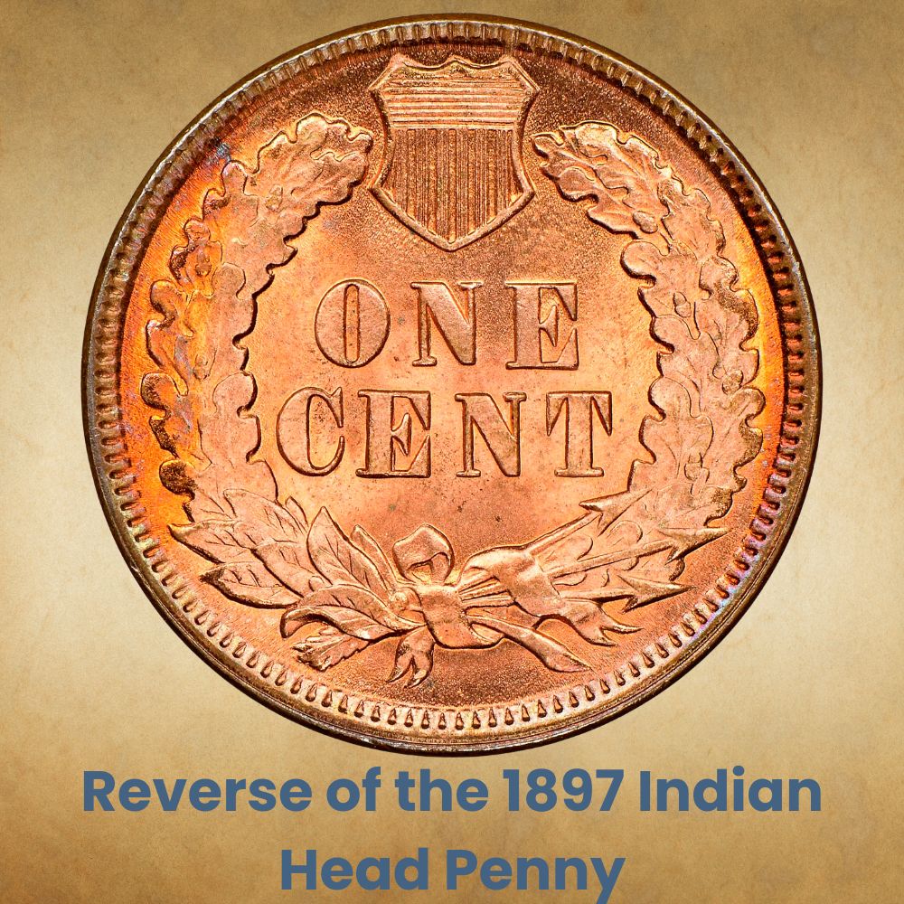 Reverse of the 1897 Indian Head Penny