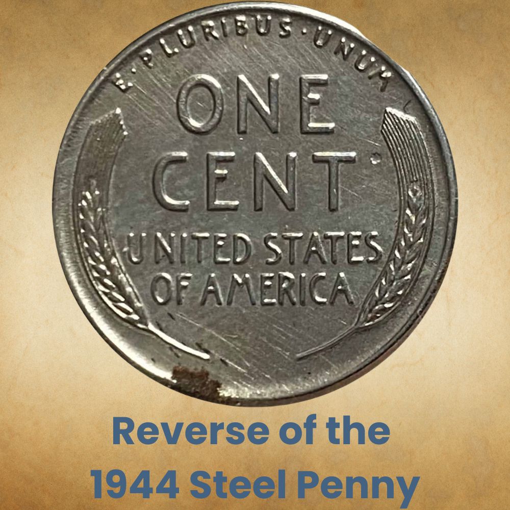 Reverse of the 1944 Steel Penny