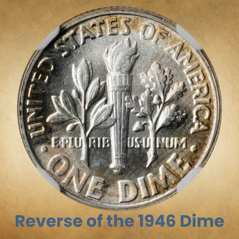 Reverse of the 1946 Dime