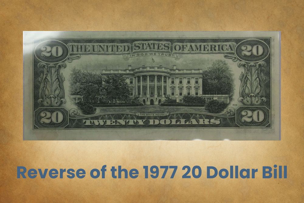 Reverse of the 1977 20 Dollar Bill