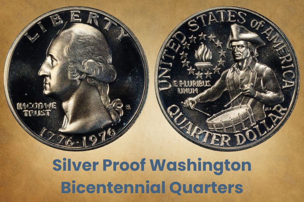 Silver Proof Washington Bicentennial Quarters