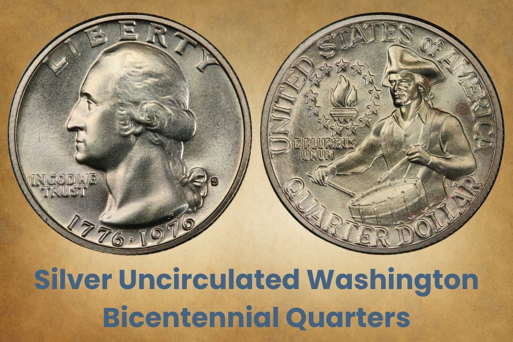 Silver Uncirculated Washington Bicentennial Quarters
